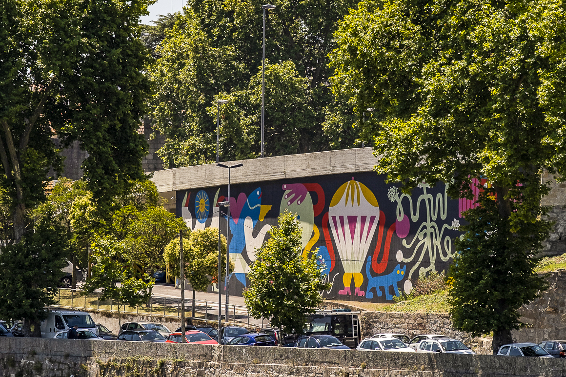 Há um novo mural de São João nas Fontainhas para eternizar a festa